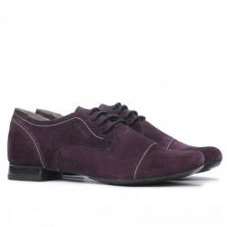 Scarpe casual da donna 180 velluto viola