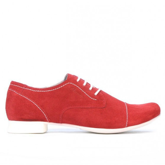 Scarpe casual donna 180 rosso velluto