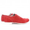 Scarpe casual donna 180 rosso velluto
