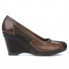 Scarpe casual donna 174 caffè combinato