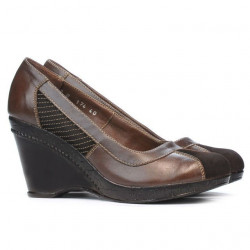 Scarpe casual donna 174 caffè combinato