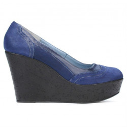 Scarpe casual da donna 630 indaco satinato