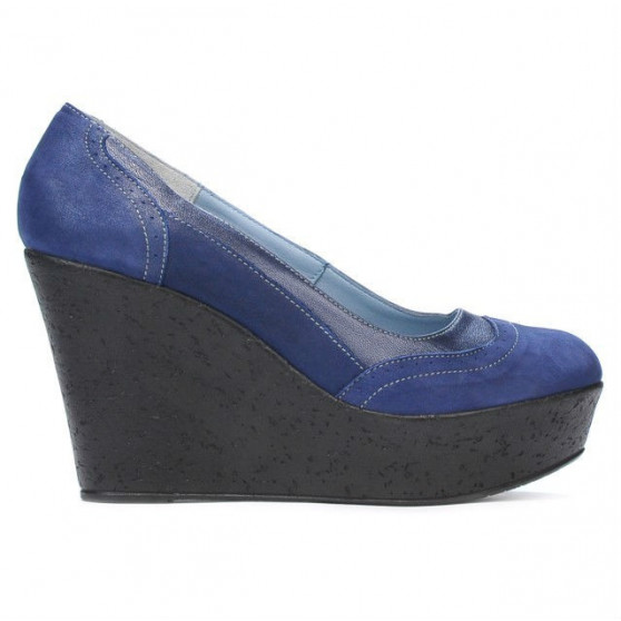 Scarpe casual da donna 630 indaco satinato
