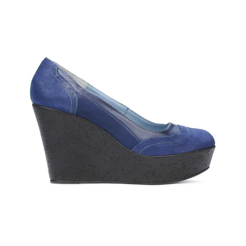 Scarpe casual da donna 630 indaco satinato