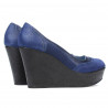 Scarpe casual da donna 630 indaco satinato