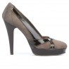 Scarpe eleganti donna 1206 sabbia antilope combinato