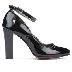 Scarpe eleganti da donna 1228 vernice nera