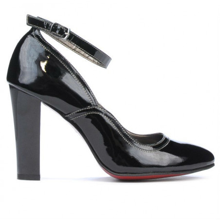 Scarpe eleganti da donna 1228 vernice nera