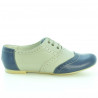Scarpe casual donna 186 indaco+beige