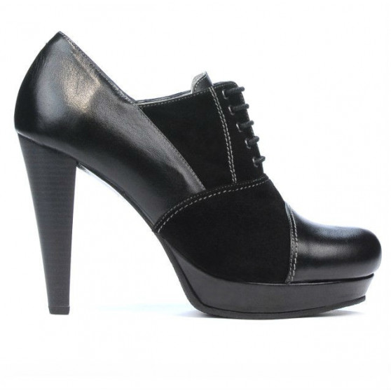 Scarpe eleganti donna 1091 nero combinato