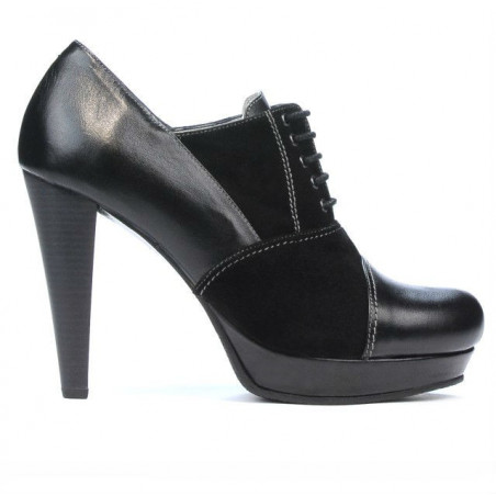 Scarpe eleganti donna 1091 nero combinato