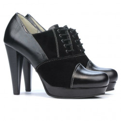 Scarpe eleganti donna 1091 nero combinato