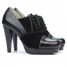 Scarpe eleganti donna 1091 nero combinato