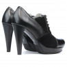 Scarpe eleganti donna 1091 nero combinato
