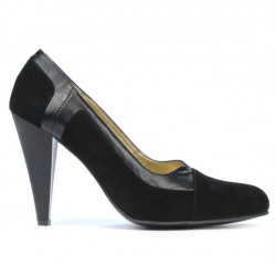 Scarpe eleganti donna 1090 nero antilope combinato