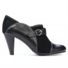 Scarpe eleganti donna 1210 nero combinato