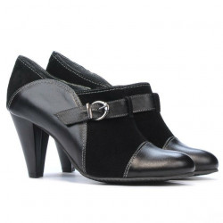 Scarpe eleganti donna 1210 nero combinato