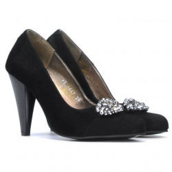 Scarpe eleganti donna 1067 nero antilope
