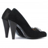 Scarpe eleganti donna 1067 nero antilope