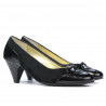 Scarpe eleganti da donna 1064 vernice nera + nero antilope