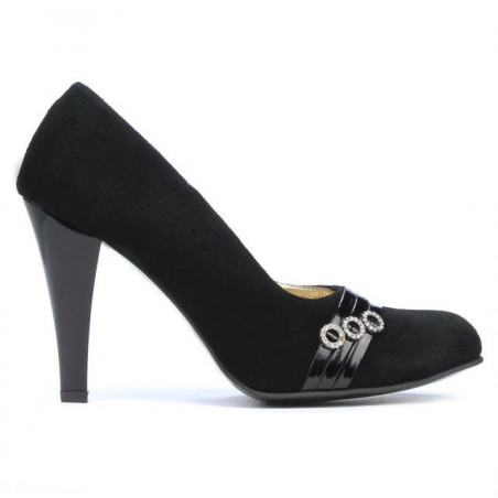 Scarpe eleganti donna 1040 nero antilope