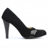 Scarpe eleganti donna 1040 nero antilope