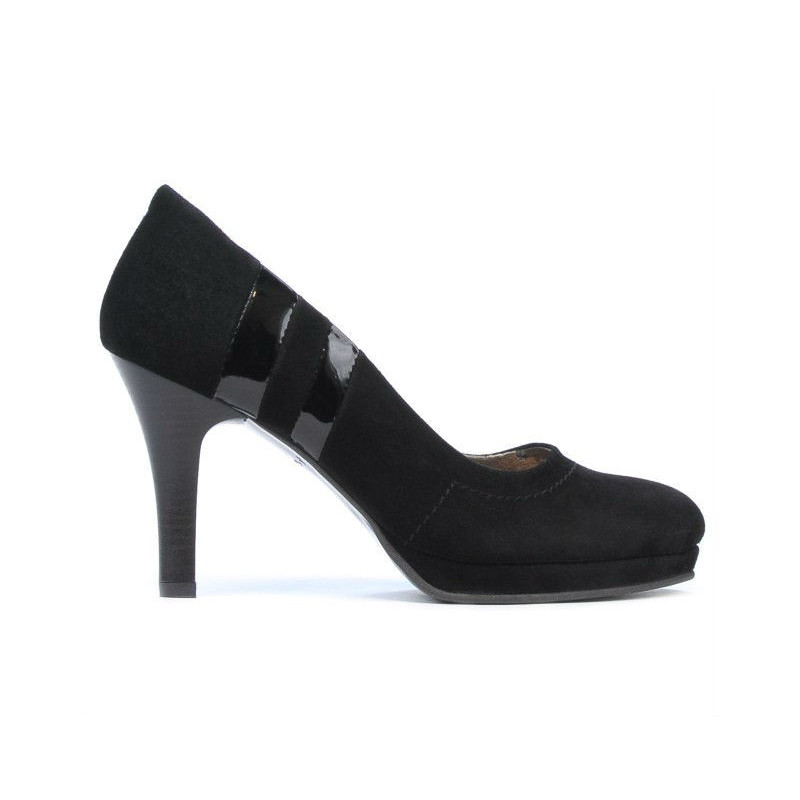 Scarpe eleganti donna 1086 nero antilope