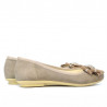 Ballerine da donna 181 sabbia in velluto