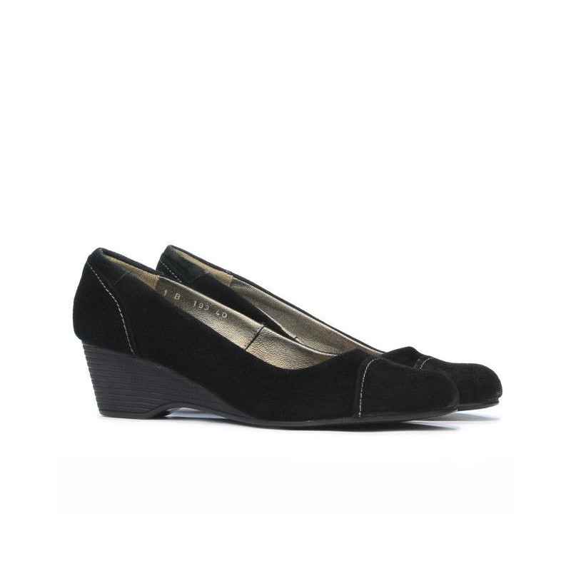 Scarpe casual donna 193 nero velluto