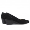 Scarpe casual donna 193 nero velluto