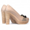 Scarpe casual donna 175 sabbia combinato