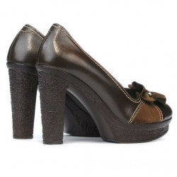 Scarpe casual donna 175 caffè combinato