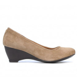 Scarpe casual donna 152-1 cappuccino velluto