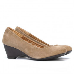 Scarpe casual donna 152-1 cappuccino velluto