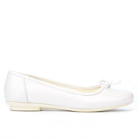Ballerine donna 184 bianco perla