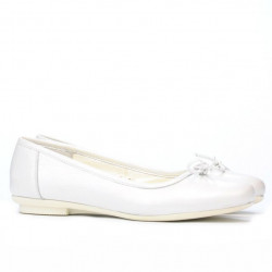 Ballerine donna 184 bianco perla