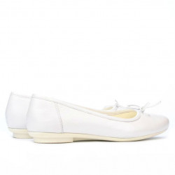 Ballerine donna 184 bianco perla