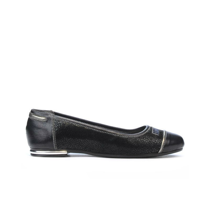 Ballerine donna 632 nero combinato