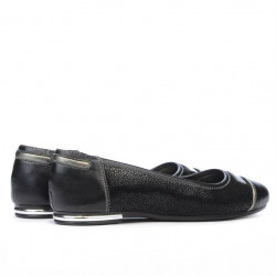 Ballerine donna 632 nero combinato
