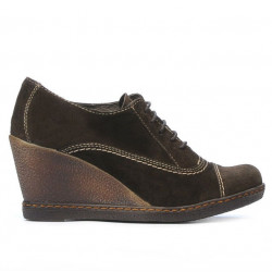 Scarpe casual donna 609 caffè velour