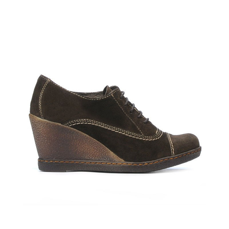 Scarpe casual donna 609 caffè velour