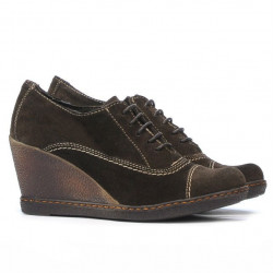 Scarpe casual donna 609 caffè velour