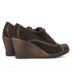 Scarpe casual donna 609 caffè velour