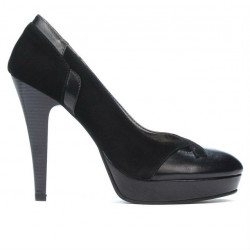 Scarpe eleganti donna 1092-1 nero antilope