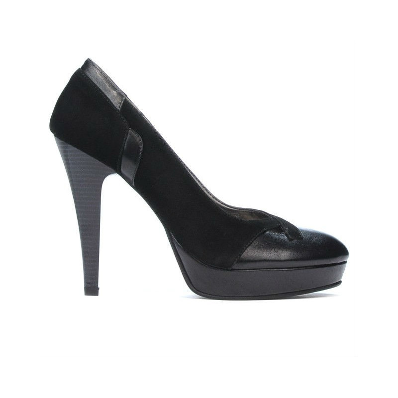 Scarpe eleganti donna 1092-1 nero antilope