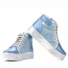 Stivaletti donna 3311 blu combinato 1