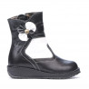 Stivaletti bambini piccoli 20c nero+bianco