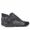 Stivaletti uomo 416m tuxon nero+grigio