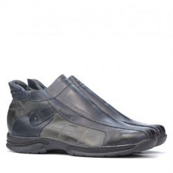 Stivaletti uomo 416m tuxon nero+grigio