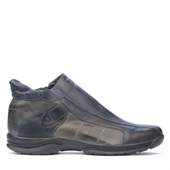 Stivaletti uomo 416m tuxon nero+grigio